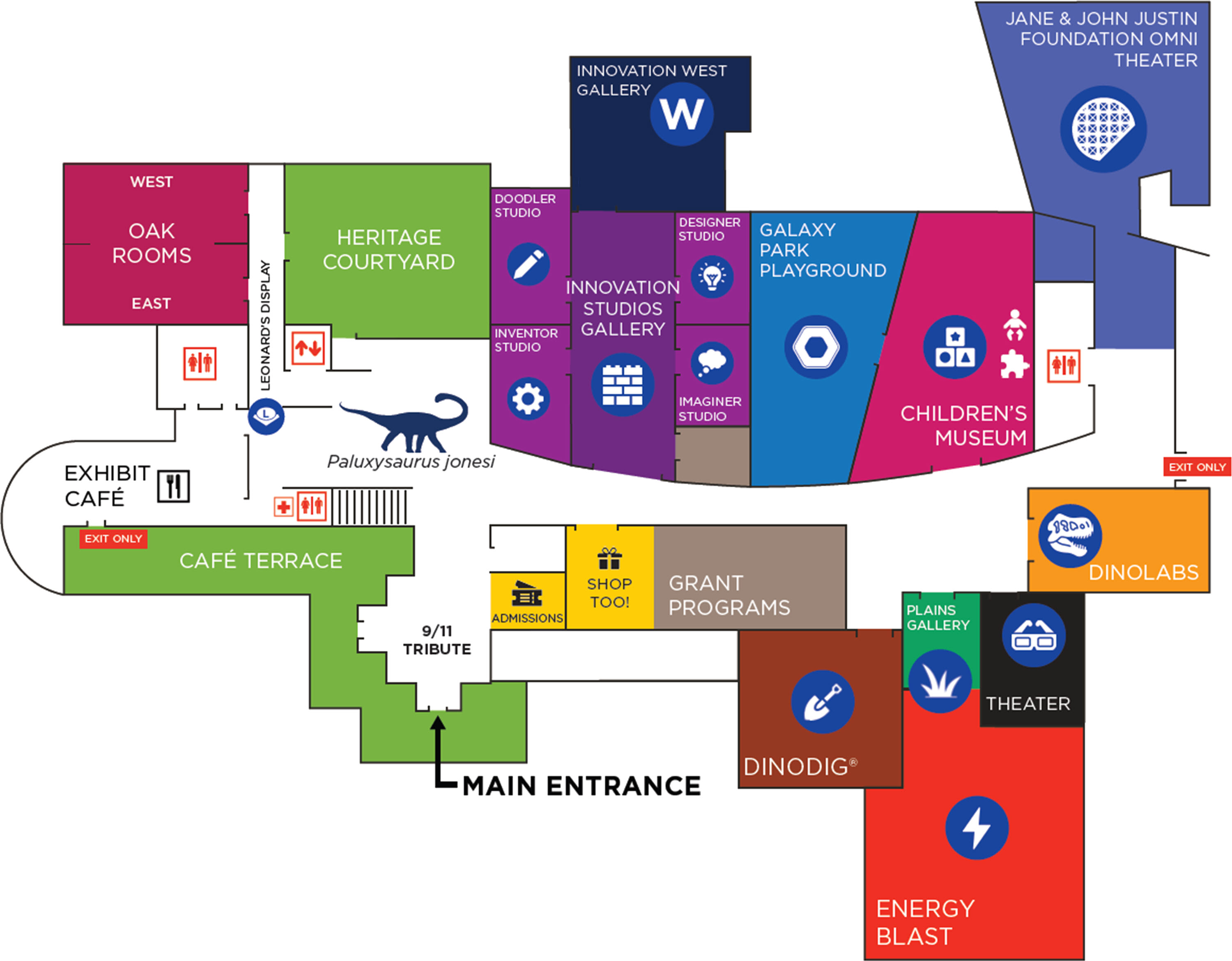 Fort Worth Museum Map